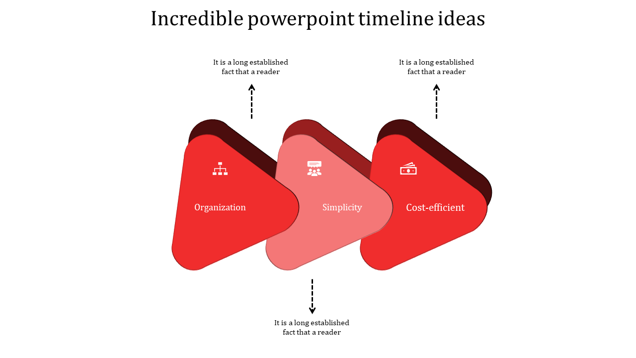 Simple Timeline Ideas PowerPoint  Template Design